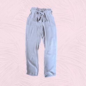 ZAFUL Belted Beige Lightweight Pants Size 6